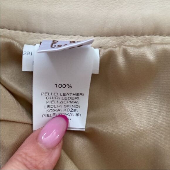 NWT Brunello Cucinelli lamb leather Bermuda shorts, US2 - Picture 12 of 13